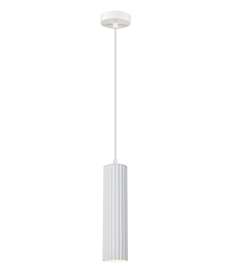 CLA KOLONNE: Interior GU10 Ribbed Cylinder Pendant Lights
