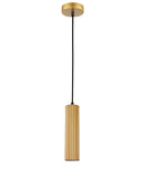 CLA KOLONNE: Interior GU10 Ribbed Cylinder Pendant Lights