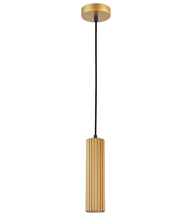 CLA KOLONNE: Interior GU10 Ribbed Cylinder Pendant Lights