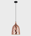 CLA KOPER: Bohemian Copper Plated Ellipse Shape Pendant Light