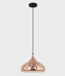 CLA KOPER: Bohemian Copper Plated Dome Pendant Light