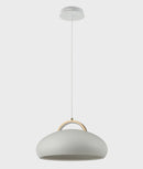 CLA KUPOL: Interior LED Tri-CCT Dome with Brass Highlight Pendant Lights