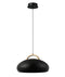 CLA KUPOL: Interior LED Tri-CCT Dome with Brass Highlight Pendant Lights