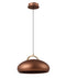 CLA KUPOL: Interior LED Tri-CCT Dome with Brass Highlight Pendant Lights