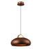 CLA KUPOL: Interior LED Tri-CCT Dome with Brass Highlight Pendant Lights