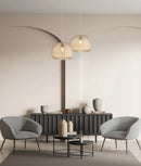 CLA LABU: Interior Dome Glass with Segments Pendant Lights