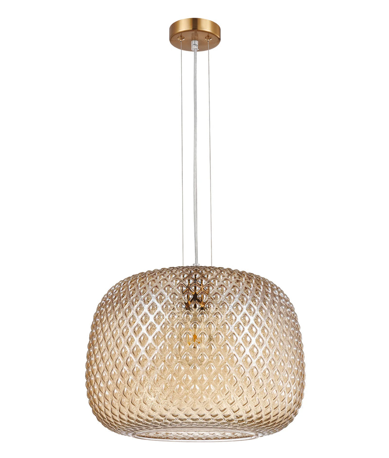 CLA LABU: Interior Dome Glass with Segments Pendant Lights