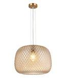 CLA LABU: Interior Dome Glass with Segments Pendant Lights
