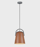 CLA LEGNA: Retro Replica Wood Ellipse Shape Pendant Lights