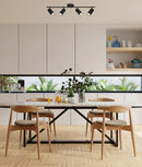 CLA LENGAN: Interior Four Heads Adjustable Round Base Spot Lights