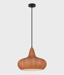 CLA  LIGNA: Retro Wine Glass Replica Wood Pendant Lights