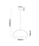 CLA LIGNA: Retro Dome Replica Wood Pendant Lights