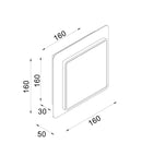 CLA LIMA: City Series LED Tri-CCT Interior Rotatable Dimmable Wall Lights
