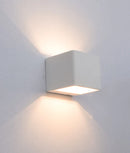 CLA LONDON: City Series LED Interior Matte White Cube Up/Down Wall Light