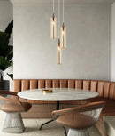 CLA MANGA: Interior Glass Cylinder Pendant Lights