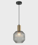 CLA MARACA: Interior Glass Jar With Quadrilateral Segment Pendant Lights