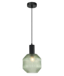CLA MARACA: Interior Glass Jar With Quadrilateral Segment Pendant Lights