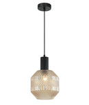CLA MARACA: Interior Glass Jar With Quadrilateral Segment Pendant Lights