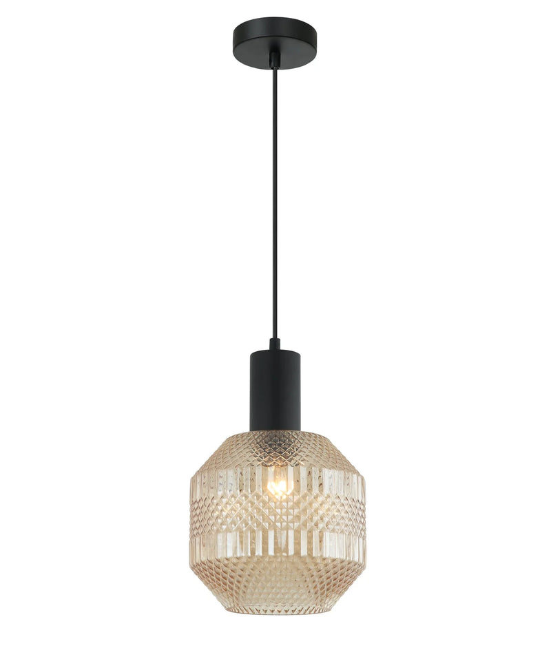 CLA MARACA: Interior Glass Jar With Quadrilateral Segment Pendant Lights