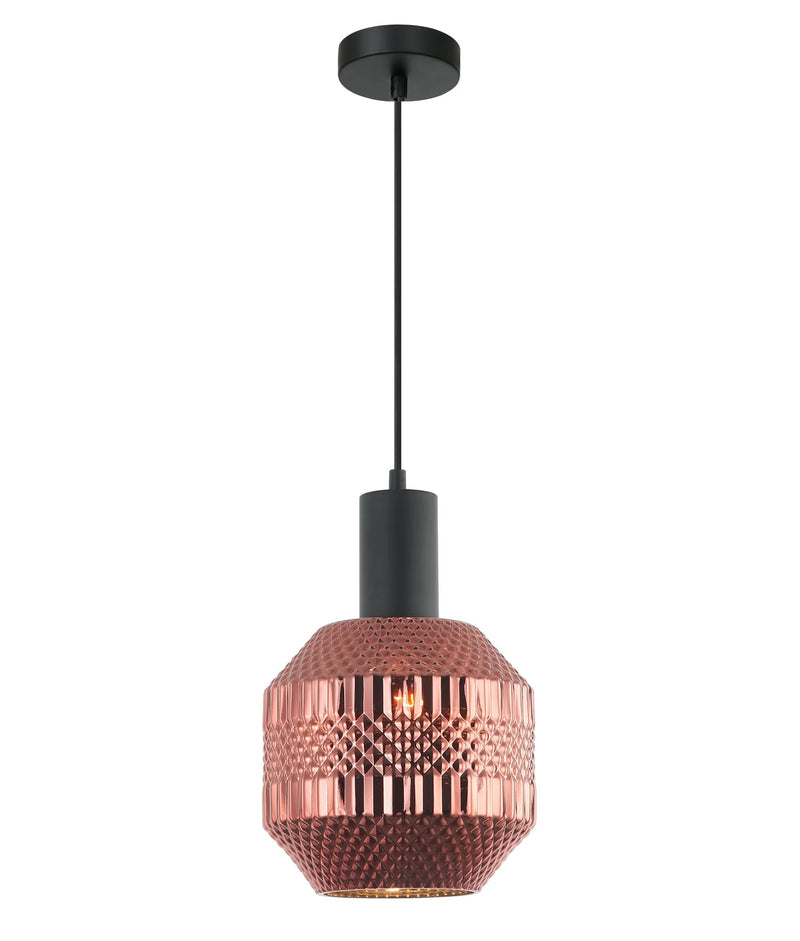 CLA MARACA: Interior Glass Jar With Quadrilateral Segment Pendant Lights