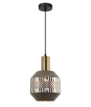 CLA MARACA: Interior Glass Jar With Quadrilateral Segment Pendant Lights