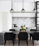 CLA MARBRE: Modern Retro Interior Wine Glass Wavy Glass Pendant Lights