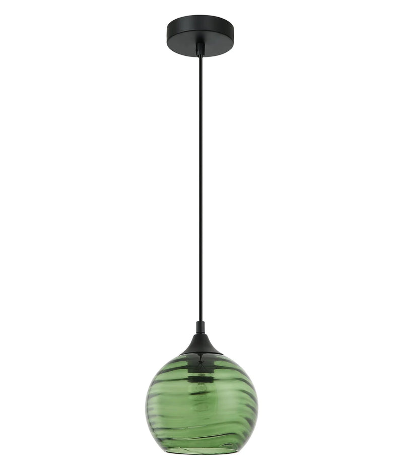 CLA MARBRE: Modern Retro Interior Wine Glass Wavy Glass Pendant Lights
