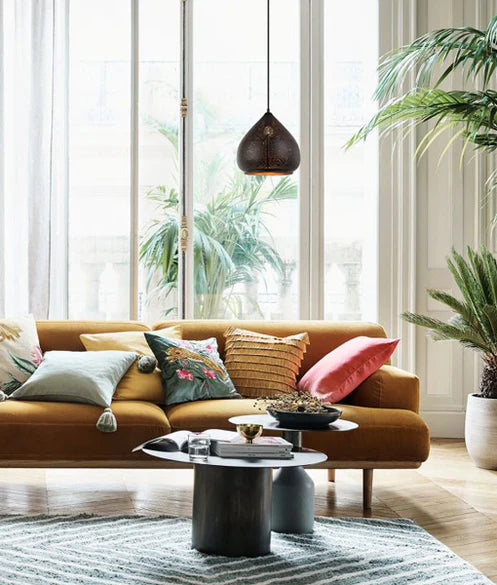 CLA MARRAKESH: Bohemian Interior Ellipse Shape Pendant Lights