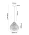 CLA MARRAKESH: Bohemian Interior Ellipse Shape Pendant Lights