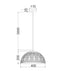 CLA MARRAKESH: Bohemian Interior Dome Shape Pendant Lights