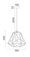 CLA MARTE: Geometric Design Interior Iron Cage Pendant Lights