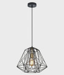 CLA MARTE: Geometric Design Interior Iron Cage Pendant Lights