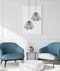 CLA MARTE: Geometric Design Interior Iron Cage Pendant Lights