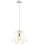 CLA MARTE: Geometric Design Interior Iron Cage Pendant Lights