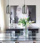 CLA MASON: Modern Retro Oblong Glass Pendant Lights