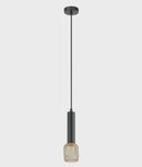 CLA MIKRO: Modern Karaoke Mic Shape Interior Cylinder & Mesh Pendant Lights
