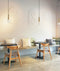 CLA MIKRO: Modern Karaoke Mic Shape Interior Cylinder & Mesh Pendant Lights