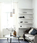 CLA MODELLO: Modern Embossed Oblong Shape Pendant Lights