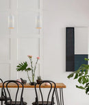 CLA MODELLO: Modern Embossed Oblong Shape Pendant Lights