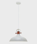CLA NARVIK: Industrial Scandinavian Dome Shape With Copper Plating Pendant Lights