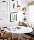 CLA NARVIK: Industrial Scandinavian Dome Shape With Copper Plating Pendant Lights