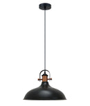 CLA NARVIK: Industrial Scandinavian Dome Shape With Copper Plating Pendant Lights