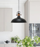 CLA NARVIK: Industrial Scandinavian Dome Shape With Copper Plating Pendant Lights