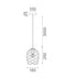 CLA NETA: Interior Wine Glass Shade Segmented Pendant Lights