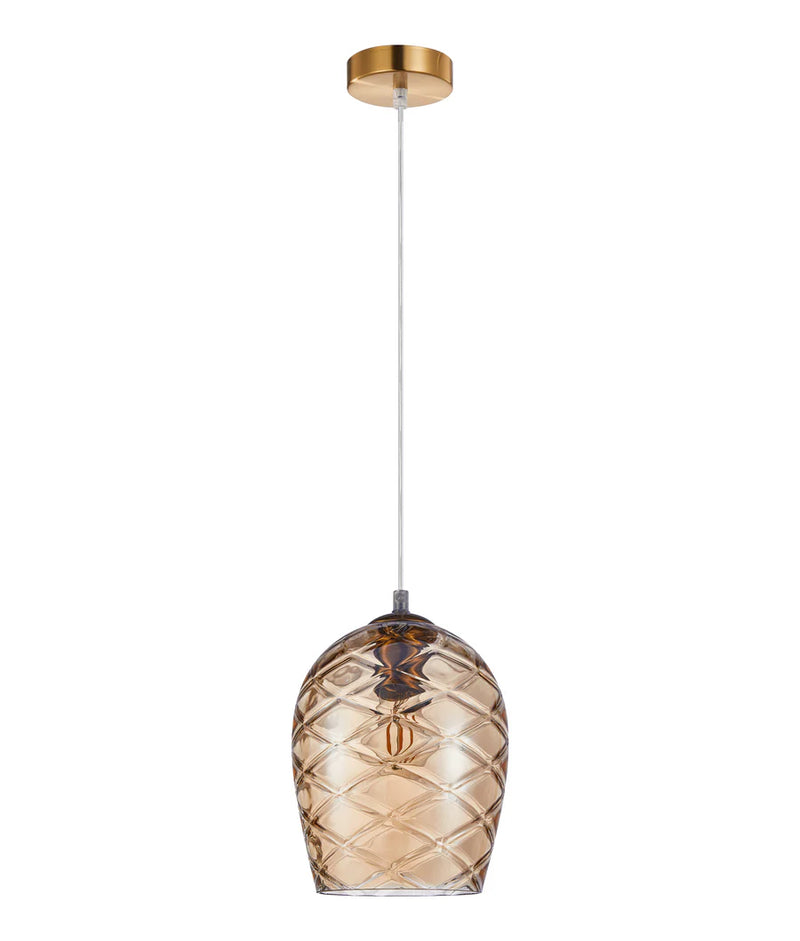 CLA NETA: Interior Wine Glass Shade Segmented Pendant Lights