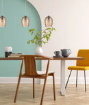 CLA NETA: Interior Wine Glass Shade Segmented Pendant Lights