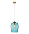 CLA NETA: Interior Wine Glass Shade Segmented Pendant Lights