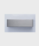 CLA NEW YORK: City Series LED Interior Satin Nickel With Clear Acrylic Border Rectangular Wall Light