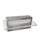 CLA NEW YORK: City Series LED Interior Satin Nickel With Clear Acrylic Border Rectangular Wall Light