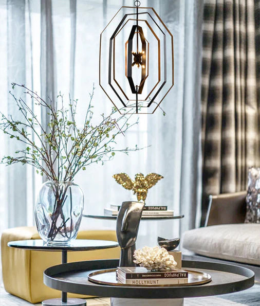 CLA ORBITA: Bohemian Oil Rubbed Bronze Pendant Light